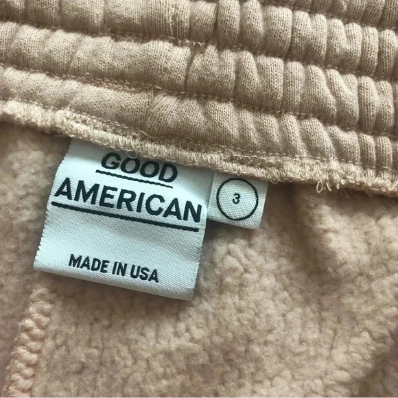 Good American the high waist sweat short blush pink size small - Picture 10 of 12